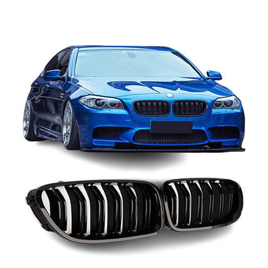 BMW F11 5 Series Touring Grilles Gloss black