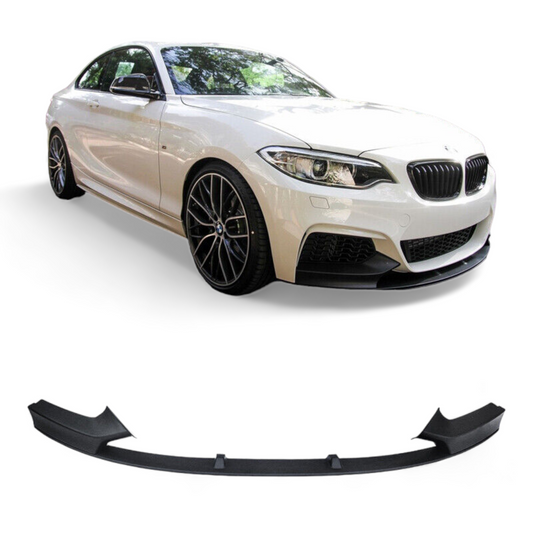 BMW F22 2 Series front Coupe splitter Gloss black