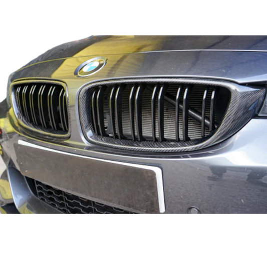 BMW F32 4 Series Coupe Grilles Carbon look