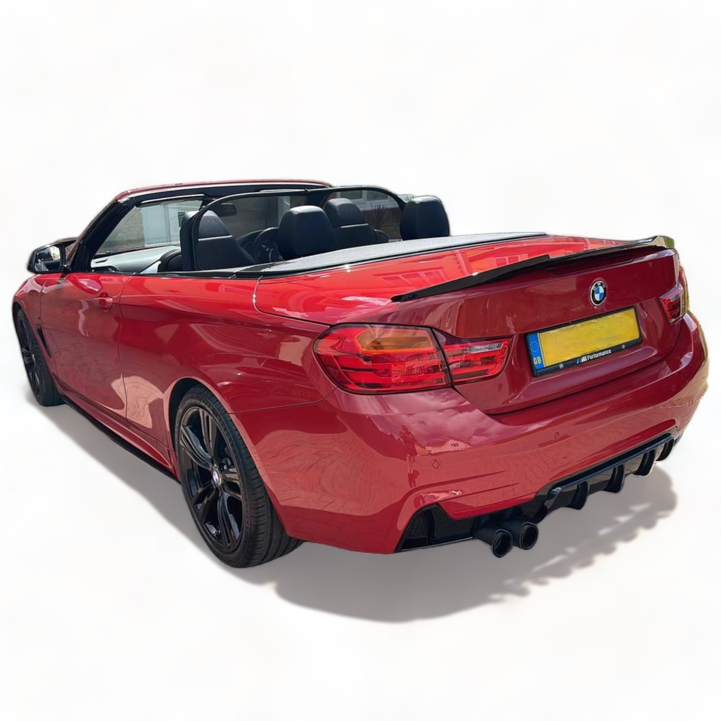 BMW 4 Series F33 Convertible Gloss Black Boot Spoiler M4 Style